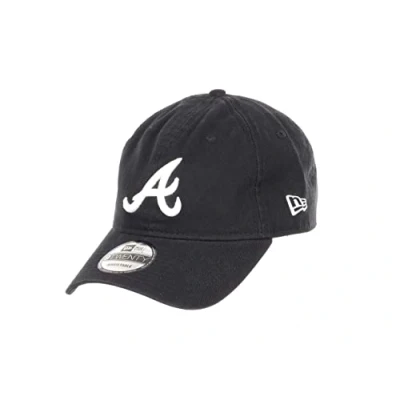 Imagen de New Era Atlanta Braves MLB Team Black 9Twenty Unstructured Strapback Cap One Size