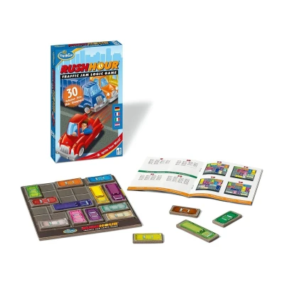Imagen de Ravensburger Rush Hour, Juego de Viaje, Mesa Lógica, Juegos para Niños 8 Años o Más, Educativos, 30 desafíos