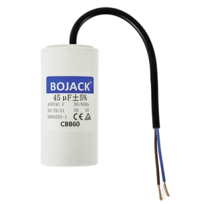 Imagen de BOJACK CBB60 45uf 450V 50/60HZ Condensador de arranque motor, funcionamiento del SH Condensadores, supresión, con alambre