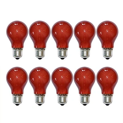 Imagen de NCC Licht Lote de bombillas (10 unidades, 25 W, E27), color rojo