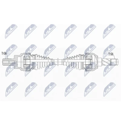 Imagen de Semi eje NTY NPW VV 144