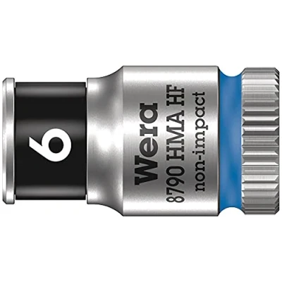 Imagen de WERA 05003721001 8790 HMA HF 6,0 Llave de vaso Zyklop con función sujeción 1/4&quot;