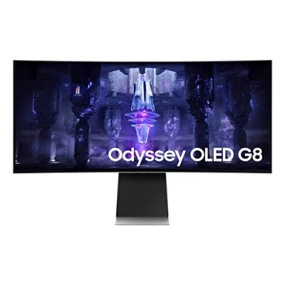 Imagen de Monitor gaming Samsung OLED Odyssey G8 LS34BG850SUXEN, 34 &quot;, 0,1 ms, 175Hz, Bluetooth, Plata