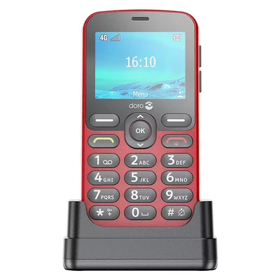 Imagen de Móvil SENIOR DORO 1855 Rojo 4G