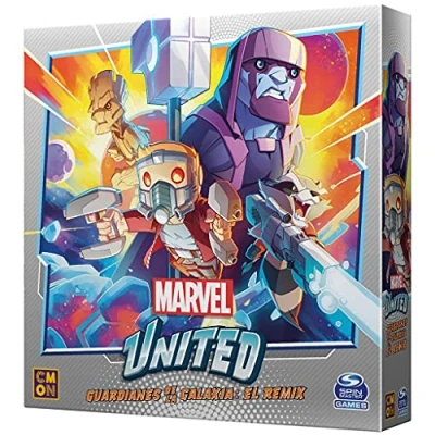 Imagen de CMON Marvel United: Guardianes De la Galaxia el Remix Expansión Juego Cooperativo para Adultos y Familias a Partir 10 Años 1 4 Jugadores 40 Minutos por Partida Español