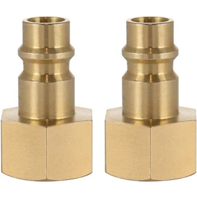 Imagen de Poppstar Conector compresor aire macho, diámetro nominal 7,2 mm con rosca interior de 3/8 pulgada para conexión comprimido, 2 piezas