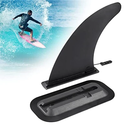 Imagen de Zocipro 9 Pulgadas de Removible Universal Quilla Paddle Surf con Base Quilla, Quillas Desmontable Stand Up Fin Repuesto Nylon Seguro Reforzado Aleta Tabla para Longboard