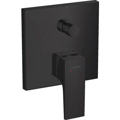 Imagen de hansgrohe Metropol 32546670 Grifo monomando para bañera (con palanca y fusibles integrados), color negro mate