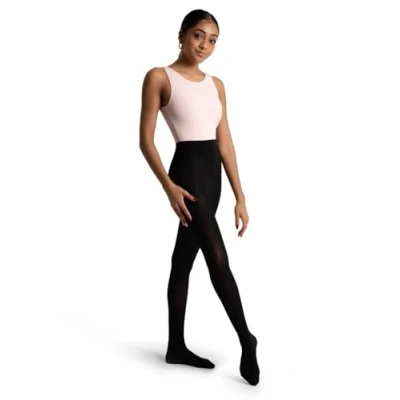Imagen de Capezio Studio Mallas básicas para mujer, Negro , L XL