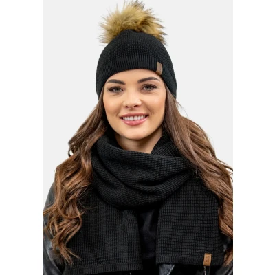 Imagen de Vivisence SET Bufanda, Mujer, Talla: One Size, Black