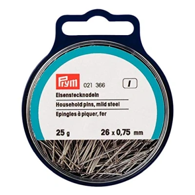 Imagen de Prym 25 G Dulce Recta de Acero Pines, Plateado, aleado