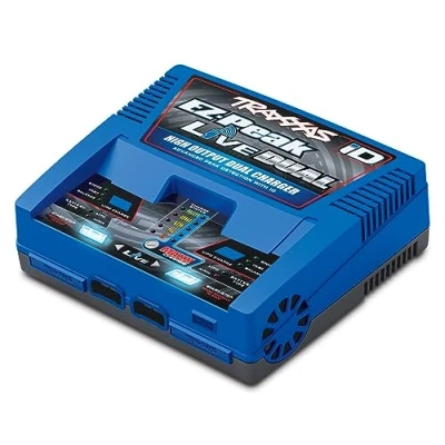 Imagen de Traxxas EZ Peak Live Dual Modellbau Ladegerät 26A LiPo, NiMH Minus Delta U Abschaltung, Akkuerkennu