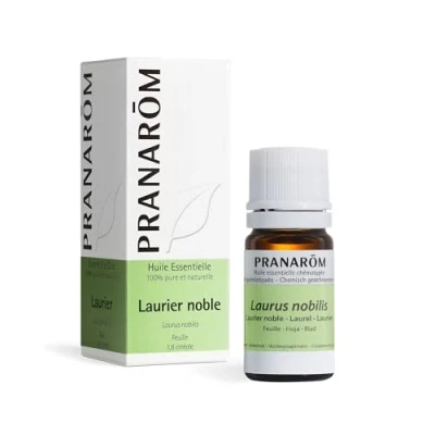 Imagen de PRANAROM Laurel Aceite Esencial Respiración Digestión y Salud Intestinal Cuidados de la Piel Higiene Bucal Equilibrio Emocional AEQT 5ml