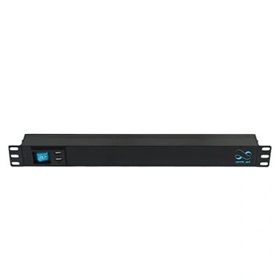 Imagen de Infitronic INSV1006 Regleta de 8 enchufes 19 Pulgadas, 1U con 2 Puertos USB Carga