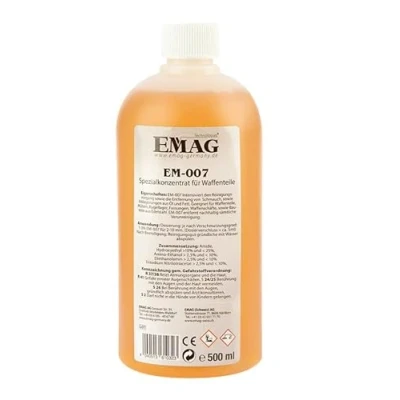 Imagen de EMAG limpiador universal EM 007 I ultrasónico especial para piezas de armas, casquillos, etc. Elimina todas las impurezas, 500 ml