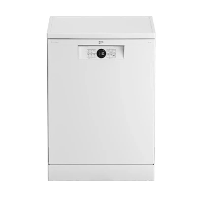 Imagen de Lavavajillas Beko BDFN26640WC, 16 servicios, 6 programas, 59.8 cm, Tercera bandeja, Blanco