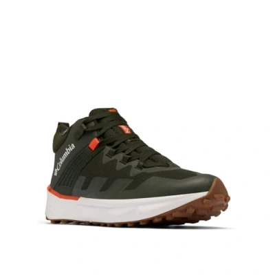 Imagen de Columbia Men&#039;s Facet 75 Mid Outdry, Waterproof Rise Trekking and Hiking Boots, Greenscape/Red Quartz, 10.5