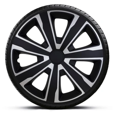 Imagen de AutoStyle PP 5504SB Tapacubos 14in negro/plata