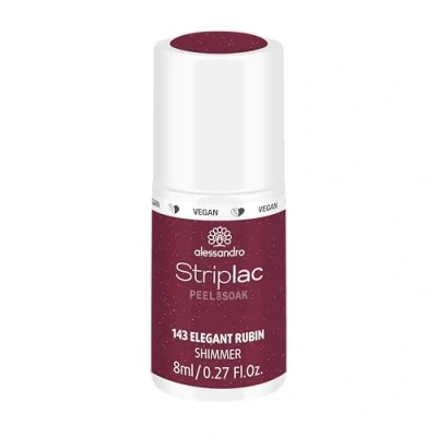 Imagen de Alessandro Striplac Peel Or Soak 143 Elegant Ruby 8 ml