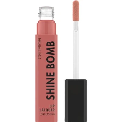 Imagen de Catrice Shine Bomb Lip Lacquer, nº 030, Nude, de larga duración, resultado inmediato, brillante, colorido, vegano, sin aceite, parabenos, micropartículas plástico, 1 unidad (3 ml)