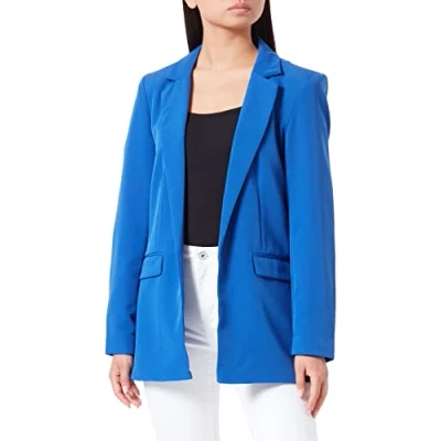Imagen de Pieces Pcbossy LS NOOS Abrigo corto, Mujer, Talla: Large, Mazarine blue