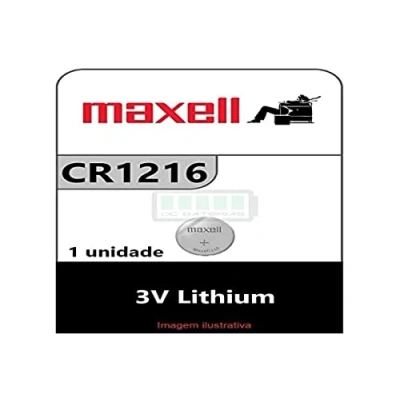 Imagen de Maxell CR1216 Household Battery Single Use Litio 3 V Pilas (Single Battery, Litio, Botón/Moneda, V, 1 Pieza(s))