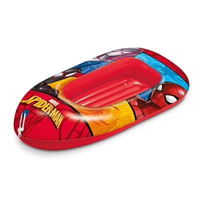Imagen de Mondo Toys SPIDERMAN Boat INFLATED BASE Barca hinchable para bebé Flotante 112 cm Ideal niño/niña 16930