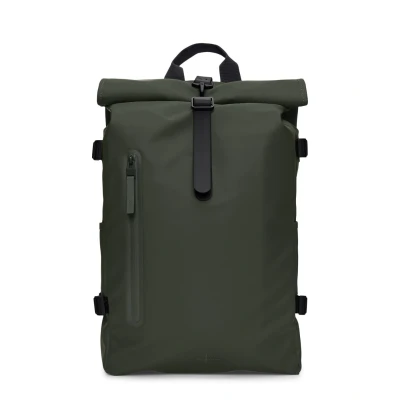 Imagen de Rains Rolltop Large Unisex Mochila, Talla: One Size, Green