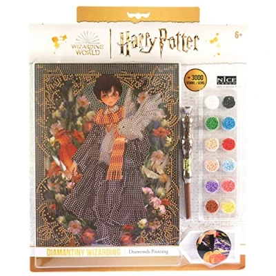 Imagen de DIAMANTINY Harry Potter Yume Fantasy Kit crea el mosaico, Actividad de arte en cristal, Diamond Painting, 1 cuadro A4