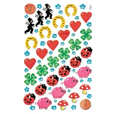 Imagen de Avery 4413 Deko, encantos afortunados, material de papel, 3 hojas, 102 Etiqueta