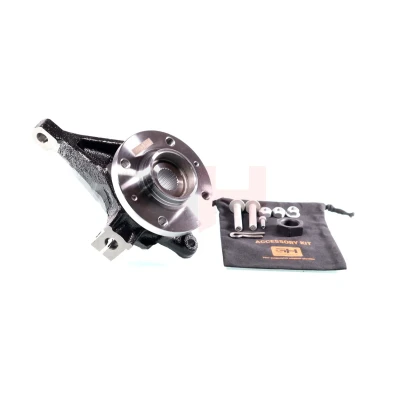 Imagen de GH 281935H Mangueta Eje delantero, derecha con buje de rueda, cojinete tapa contra salpicaduras, tornillos CITROËN: ZX Hatchback