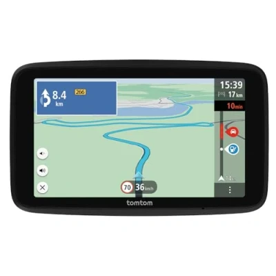 Imagen de TomTom GPS Coche GO Classic Lite (6&quot;, información de tráfico y Alerta radares, actualizaciones mapas Europa Mediante Wi Fi Soporte Reversible Integrado)