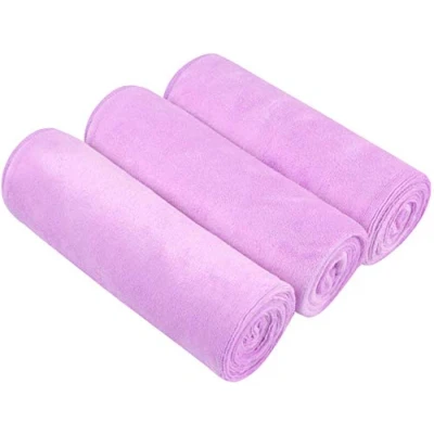 Imagen de BW&amp;HM Toalla Gimnasio Microfibra Deporte Toallas Gym Hombre Mujer Secado rápido 40 x 80 cm Paquete de 3 Morado Claro