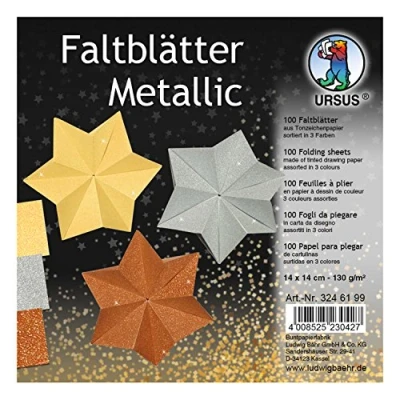 Imagen de Ursus Plegable hojas 100 de papel dibujo (130 g/m² , color, modelo surtido
