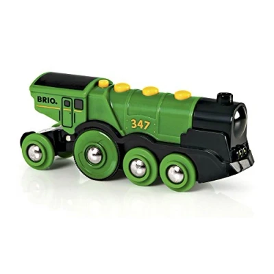 Imagen de BRIO Gran Locomotora Verde a Pilas con luz y Sonido (33593)