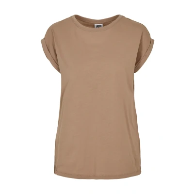 Imagen de Urban Classics Curvy Ladies Extended Shoulder TEE Camiseta básica, Mujer, Talla: XL, Softtaupe
