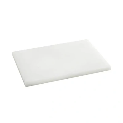 Imagen de Metaltex Tabla Profesional de Cocina Corte, Polietileno, color Blanco, 29 x 20 1,5 cm
