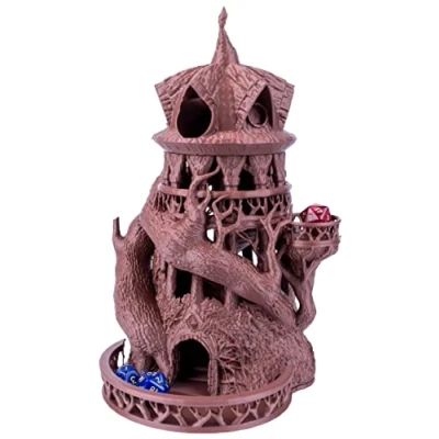 Imagen de Torre de dados druida para todos los tamaños dados. Rodillo perfecto Dungeons and Dragons, RPG mesa, juegos en miniatura y 3D Vikings