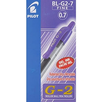 Imagen de PILOT Bolígrafo de gel G 2 Violeta 0,7 mm (12 Unidades)