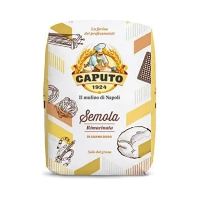 Imagen de Caputo Sémola de trigo duro Semola di grano rimacinata 5 kg + polpa italiana gourmet 400 g