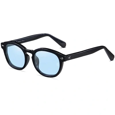 Imagen de SHEEN KELLY Coloridas Hombre gafas de sol moda retro Mujer verano redondo