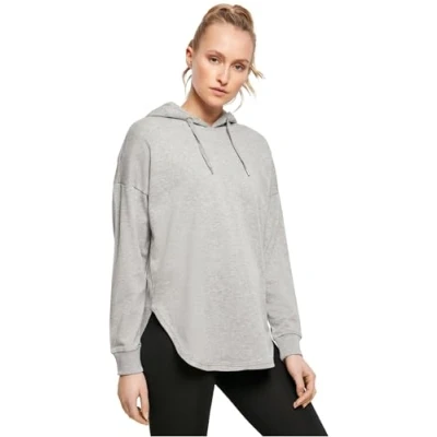 Imagen de Build Your Brand Ladies Oversized Hoody Sudadera con Capucha, Mujer, Gris (Grau), L