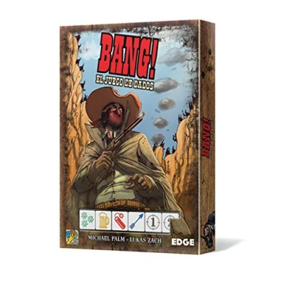 Imagen de dV Giochi Bang! el Juego De dados en Salvaje Oeste para Adultos y Niños a Partir 8 Años 3 Jugadores 15 Minutos por Partida Español