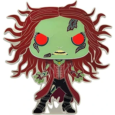 Imagen de Funko Pop! Large Enamel Pin MARVEL: Marvel Scarlet Witch What If ZOMBIE WANDA MAXIMOFF Pins de Esmalte Broche Coleccionable para Mochilas Y Bolsos Idea Regalo
