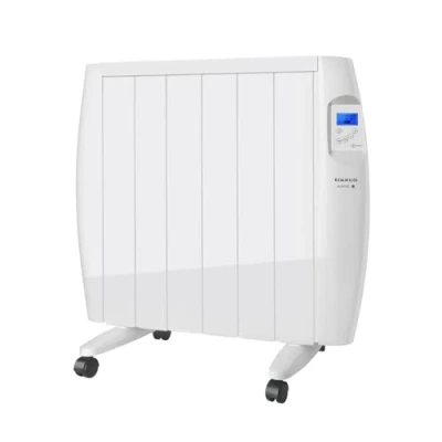 Imagen de Taurus Emisor Térmico WIFI Malbork Connect 1200W 3 Modos + Temperatura Ajustable Ruedas Soporte Radiador Eléctrico APP Alexa Google Home Apto Baños IP24 Pantalla LCD 12m2 58x61.5x8