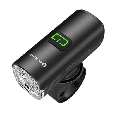 Imagen de OLIGHT RN 400 LED Luz de Bicicleta Delantera Lúmenes, 89 Metros MAX. Faro Delantero Bici Recargable con USB C,IPX 7 Impermeable Linterna del Casco MTB