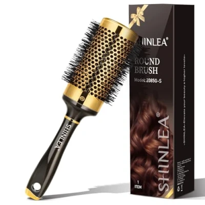 Imagen de Cepillo Redondo SHINLEA Para el Pelo Rizado Desenredante Mujeres, Secar Cabello con Secador Peinar, Alisar y dar Brillo (53MM)