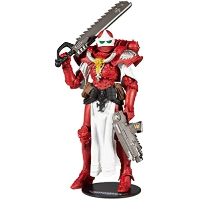 Imagen de McFarlane Toys, Warhammer 40000 Adepta Sororitas Battle Sister Action (Orden de la Rosa Sangrienta) Figura con 22 Partes móviles, Coleccionable Base Soporte