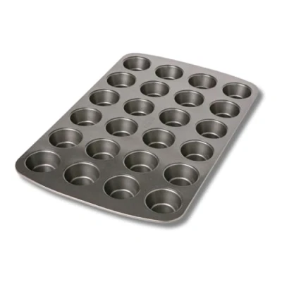 Imagen de Birkmann Easy Baking 881112 Molde para 24 mini magdalenas, Metal, Color Gris
