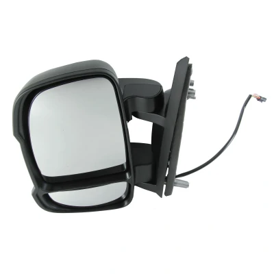 Imagen de espejo retrovisor Blic 5402 04 9225920P izquierda negro eléctrico brazo corto de espejo, con gran angular, térmico, convexo